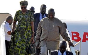 South Sudan rebel leader Machar returns to mark peace deal
