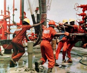 Oil-rig workers