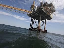 *Oil rig in the US Gulf of Mexico.