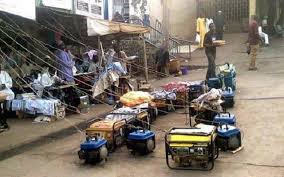 *Power generators servicing the electricity needs of energy hungry Nigerians.