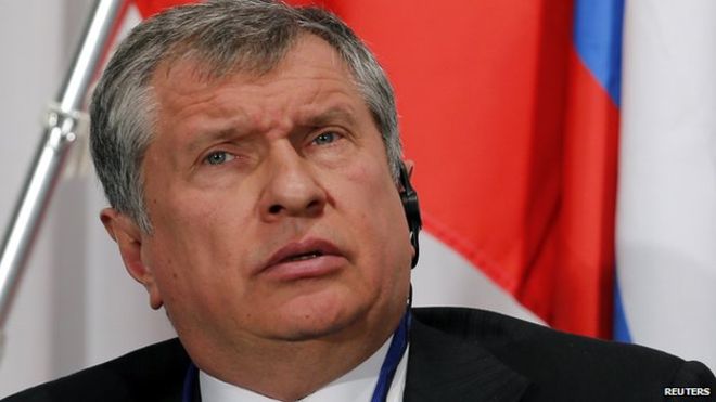 Russia's Sechin raises pressure on Putin to end OPEC deal