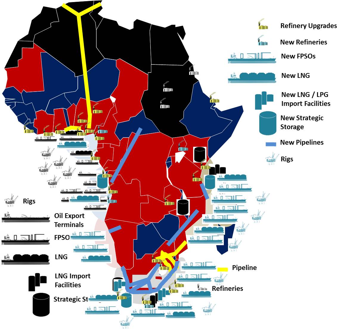Производители нефти в африке. Месторождения Африки. Месторождения нефти в Африке на карте. Месторождения газа в Африке. Нефтяные месторождения Африки.