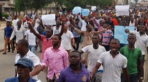 Ex-militants protest in P/Harcourt over N3000 stipends