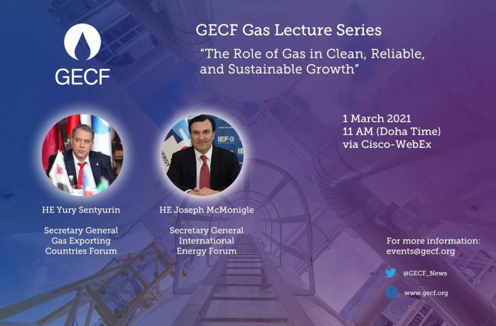 Secretary General of the GECF to deliver gas lecture