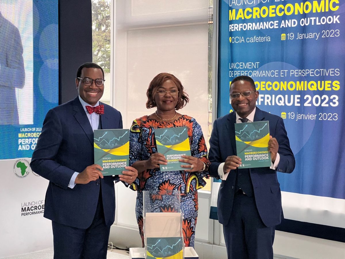 Africa S Economic Growth To Outpace Global Forecast In 2023 2024   Dr. Akinwumi Adeshina And Other Executives At The Presentation Of The Biennial Report 