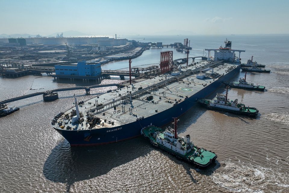 China April crude oil imports rise 5.45% on previous year