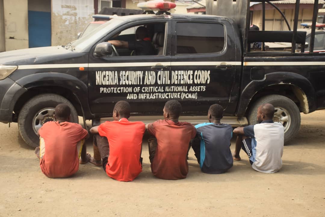 NSCDC Nabs Five Suspects With 15,000 Litres Of Illegally Refined AGO