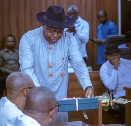 Diri presents N998.37bn budget for 2026, to focus on job creation