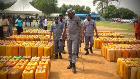 Customs foils 154,000-litres cross border fuel diversion