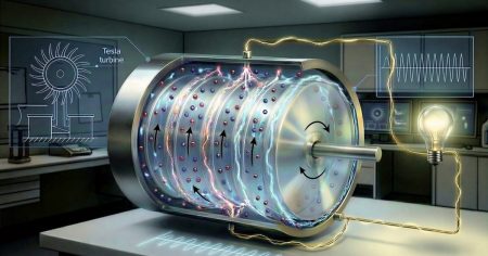 Tesla turbine–inspired generator produces high-voltage electricity from compressed air