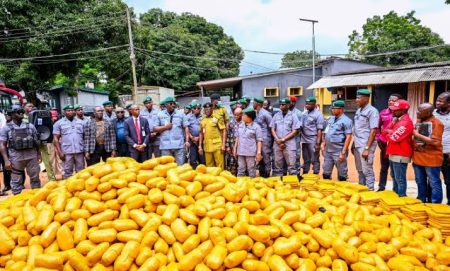 Ogun I Customs hits economic saboteurs, seizes cannabis, others worth ₦2.4bn